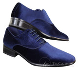 Sapatos sociais masculinos de veludo