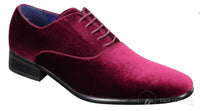Sapatos sociais masculinos de veludo