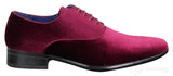 Sapatos sociais masculinos de veludo