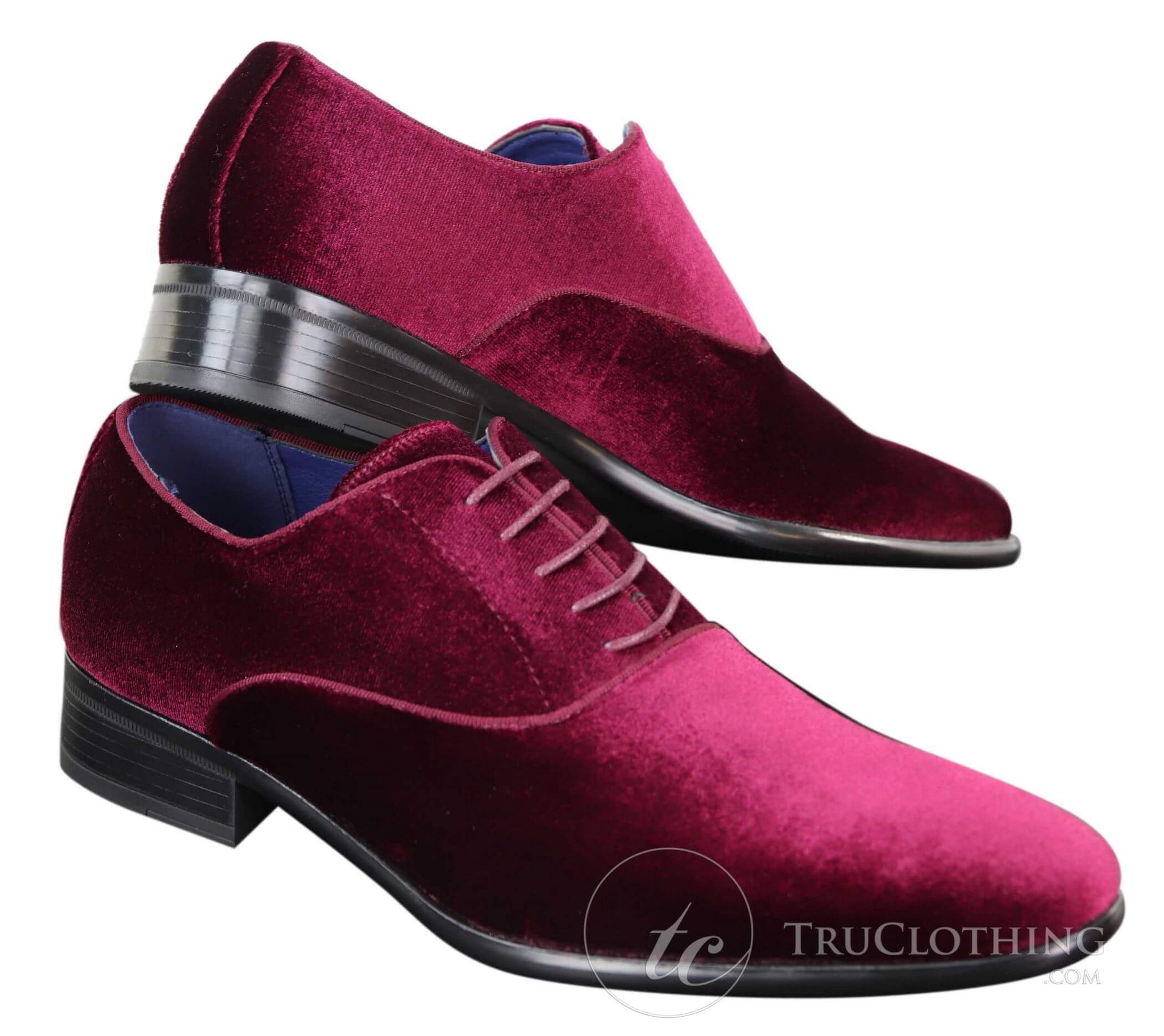 Sapatos sociais masculinos de veludo