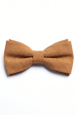 Gravata borboleta dupla dourada masculina
