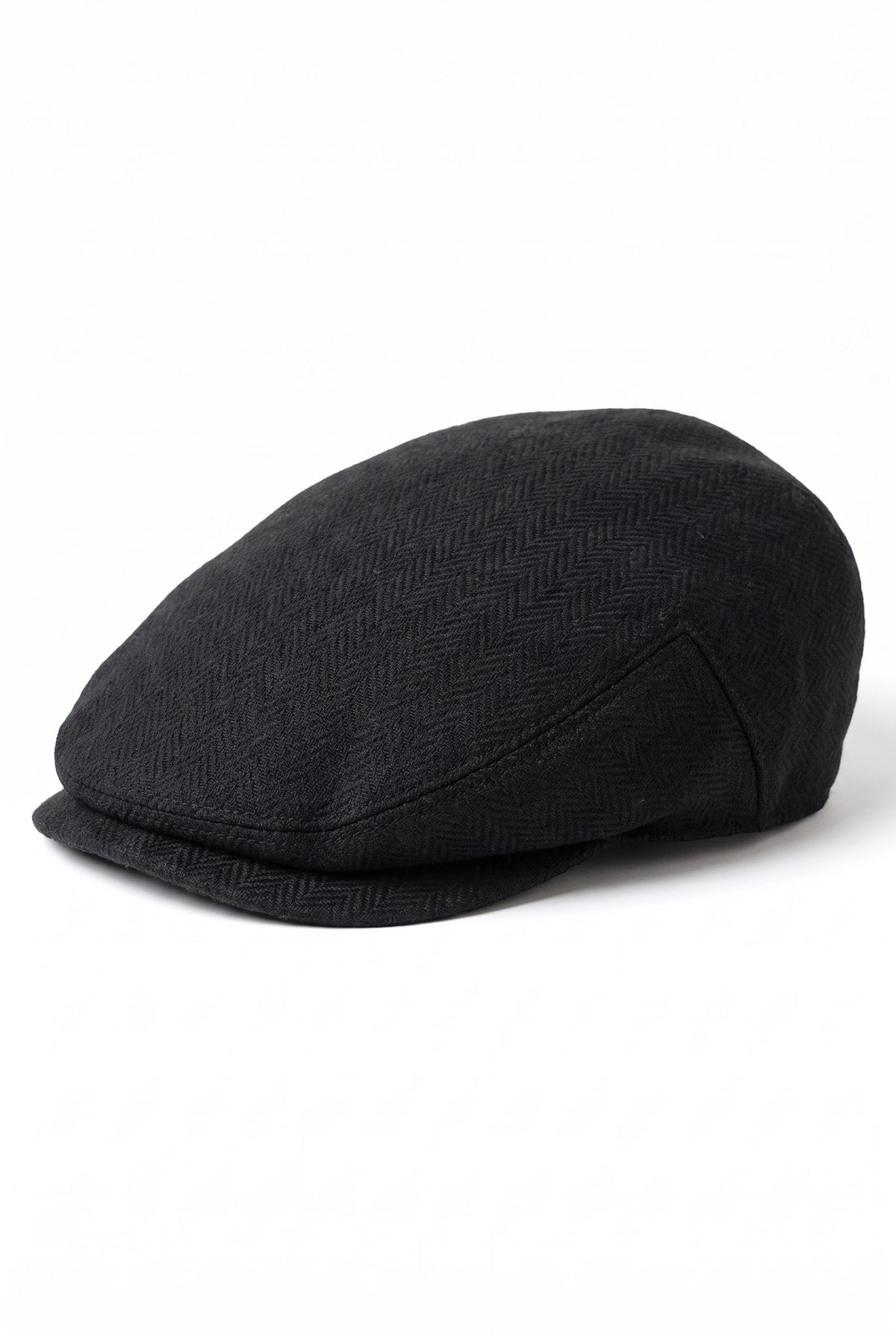 Boné plano clássico preto masculino