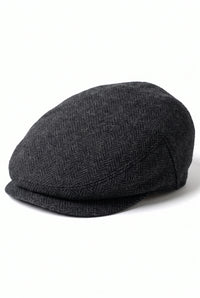 Boné masculino clássico cinza-escuro