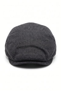 Boné masculino clássico cinza-escuro
