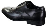 Sapatos Brogue Masculinos de Couro com Cadarço, Designer Italiano, Elegantes, Formais, Clássicos e Retrô