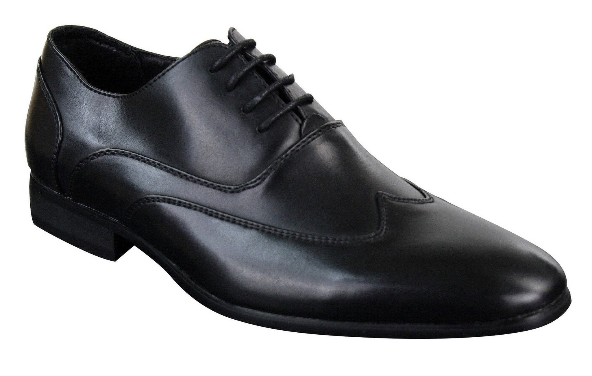 Sapatos Brogue Masculinos de Couro com Cadarço, Designer Italiano, Elegantes, Formais, Clássicos e Retrô