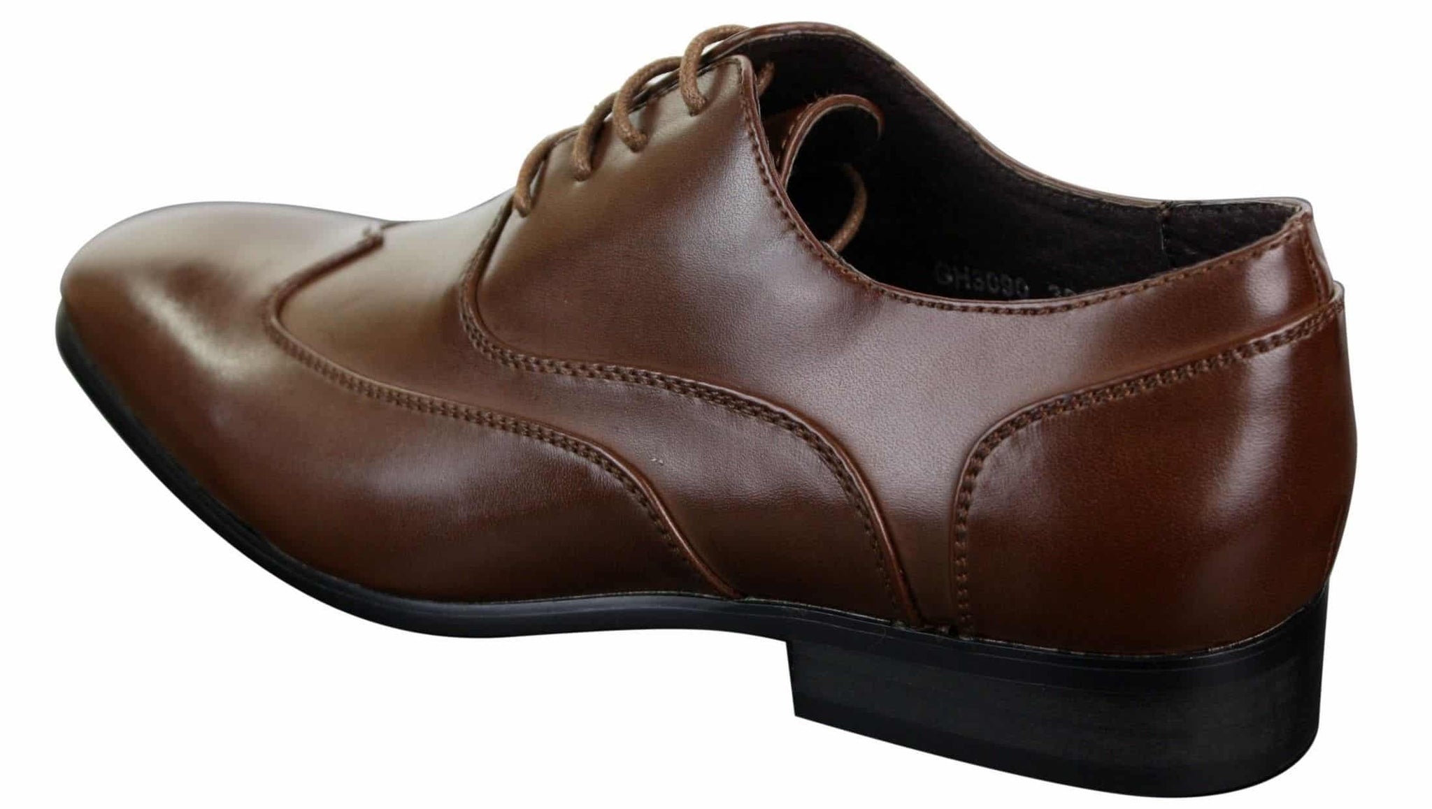 Sapatos Brogue Masculinos de Couro com Cadarço, Designer Italiano, Elegantes, Formais, Clássicos e Retrô