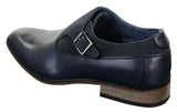 Sapatos masculinos de couro e camurça, modelo slip-on com fivela, de designer italiano, elegantes, casuais e formais.