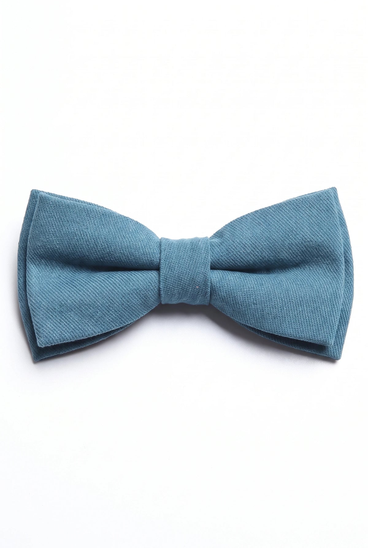 Gravata borboleta dupla camada azul-clara masculina