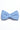 Gravata borboleta masculina azul-clara de tricô