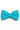 Gravata borboleta masculina azul-clara de tricô