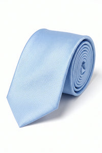Gravata Slim Azul Clara Masculina