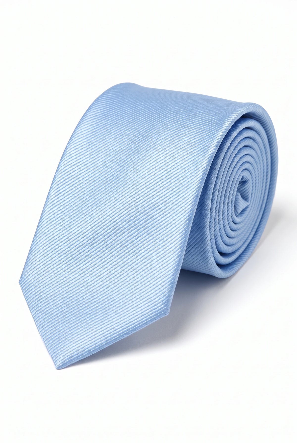 Gravata Slim Azul Clara Masculina