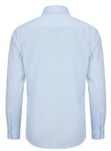 Camisa social masculina de manga comprida com botões - Azul