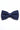 Gravata borboleta masculina azul-marinho de malha
