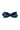 Gravata borboleta masculina de cetim azul-marinho
