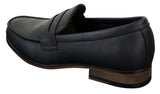 Mocassins masculinos de couro nobuck, estilo vintage retrô clássico.