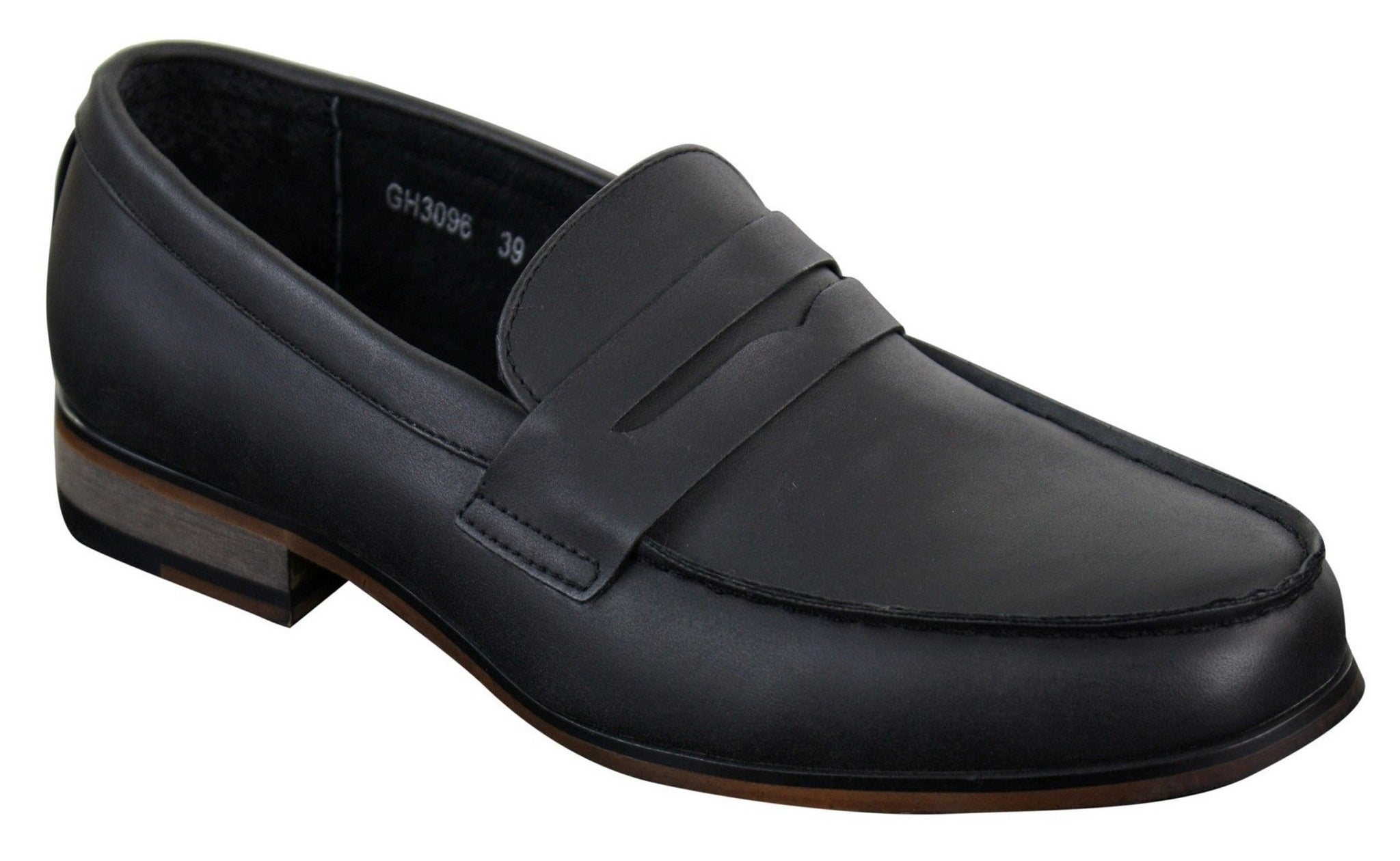 Mocassins masculinos de couro nobuck, estilo vintage retrô clássico.