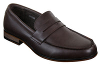 Mocassins masculinos de couro nobuck, estilo vintage retrô clássico.