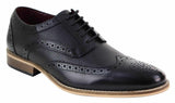Sapatos Oxford masculinos com estampa moderna
