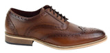 Sapatos Oxford masculinos com estampa moderna