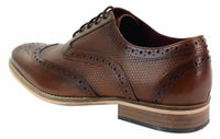 Sapatos Oxford masculinos com estampa moderna