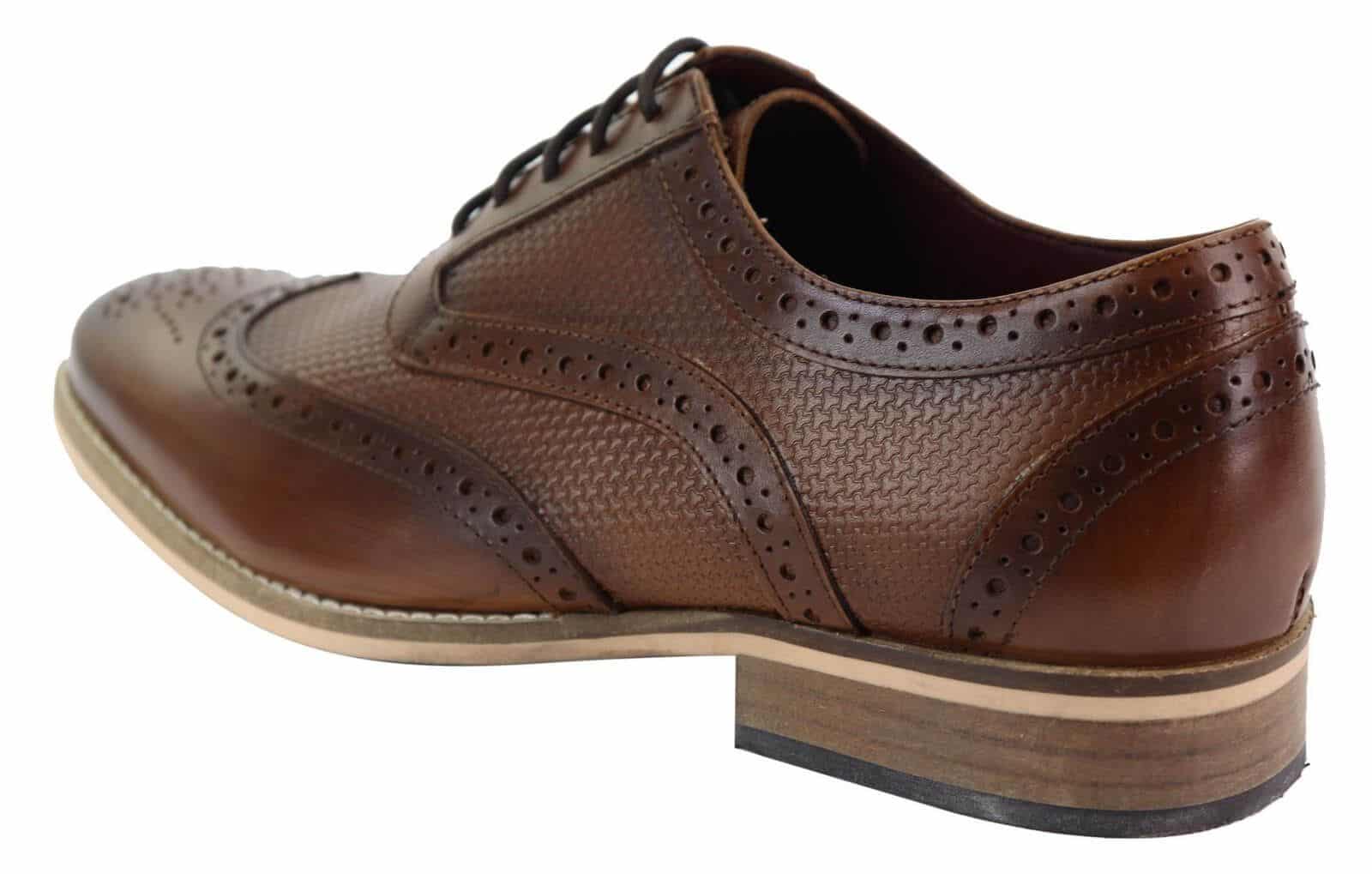 Sapatos Oxford masculinos com estampa moderna