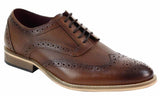Sapatos Oxford masculinos com estampa moderna