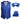 Conjunto de gravata borboleta, lenço de bolso e colete masculino com estampa floral paisley (3 peças) - Azul