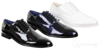 Sapatos sociais masculinos de verniz brilhante