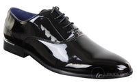 Sapatos sociais masculinos de verniz brilhante
