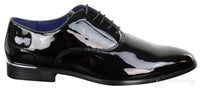 Sapatos sociais masculinos de verniz brilhante
