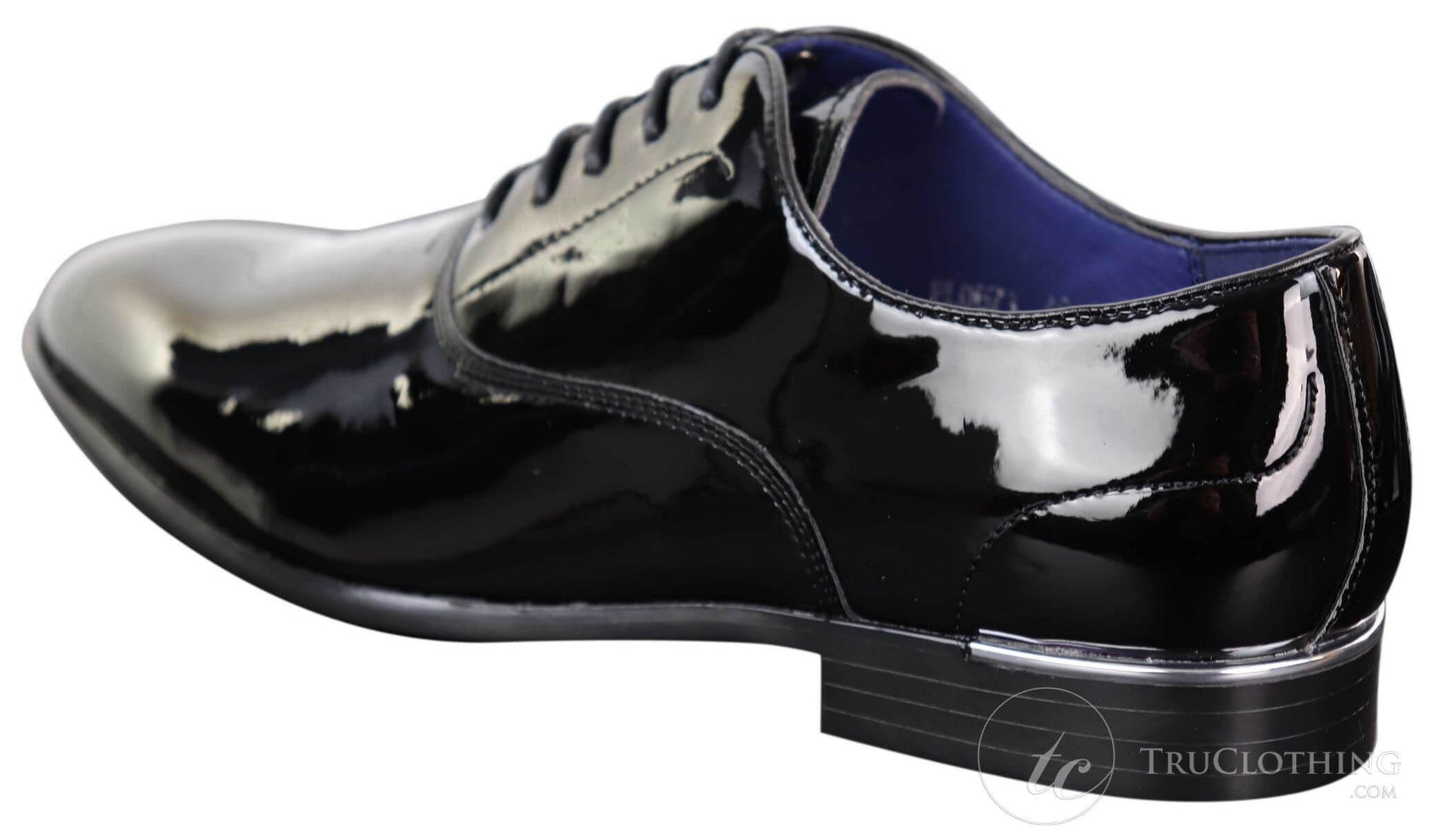 Sapatos sociais masculinos de verniz brilhante