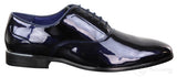 Sapatos sociais masculinos de verniz brilhante
