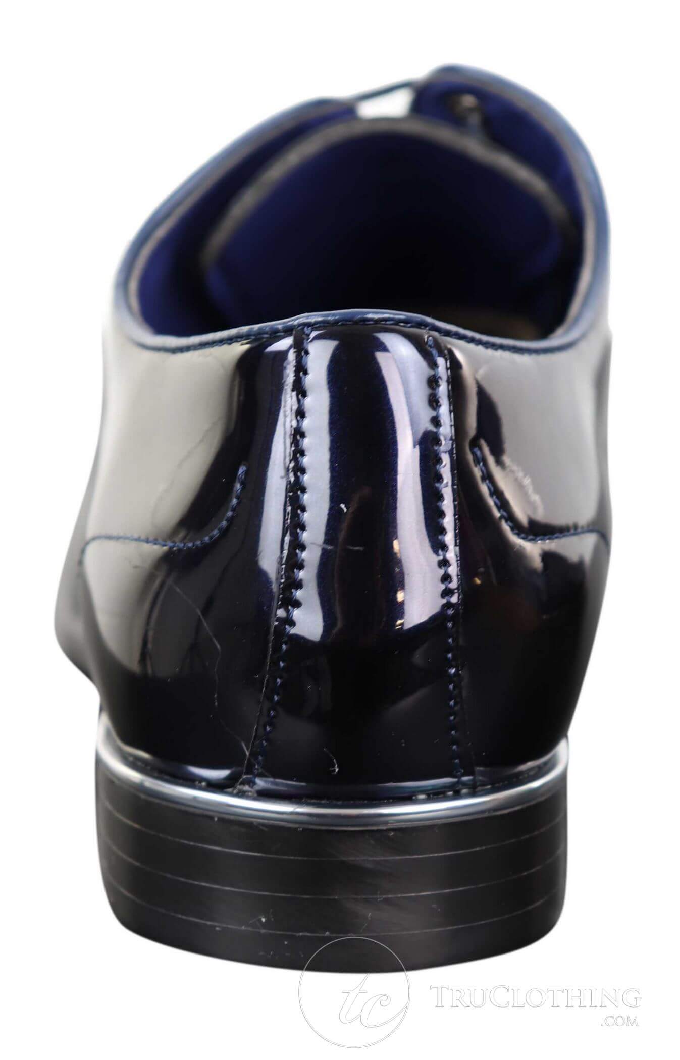 Sapatos sociais masculinos de verniz brilhante