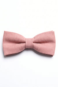 Gravata borboleta dupla rosa masculina