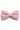 Gravata borboleta masculina rosa de tricô