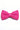 Gravata borboleta masculina rosa de tricô