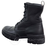 Botas de cano curto masculinas em couro PU