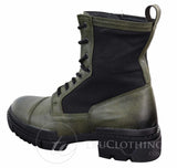 Botas de cano curto masculinas em couro PU