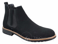 Botas de camurça sintética para homem