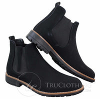 Botas de camurça sintética para homem