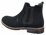 Botas de camurça sintética para homem