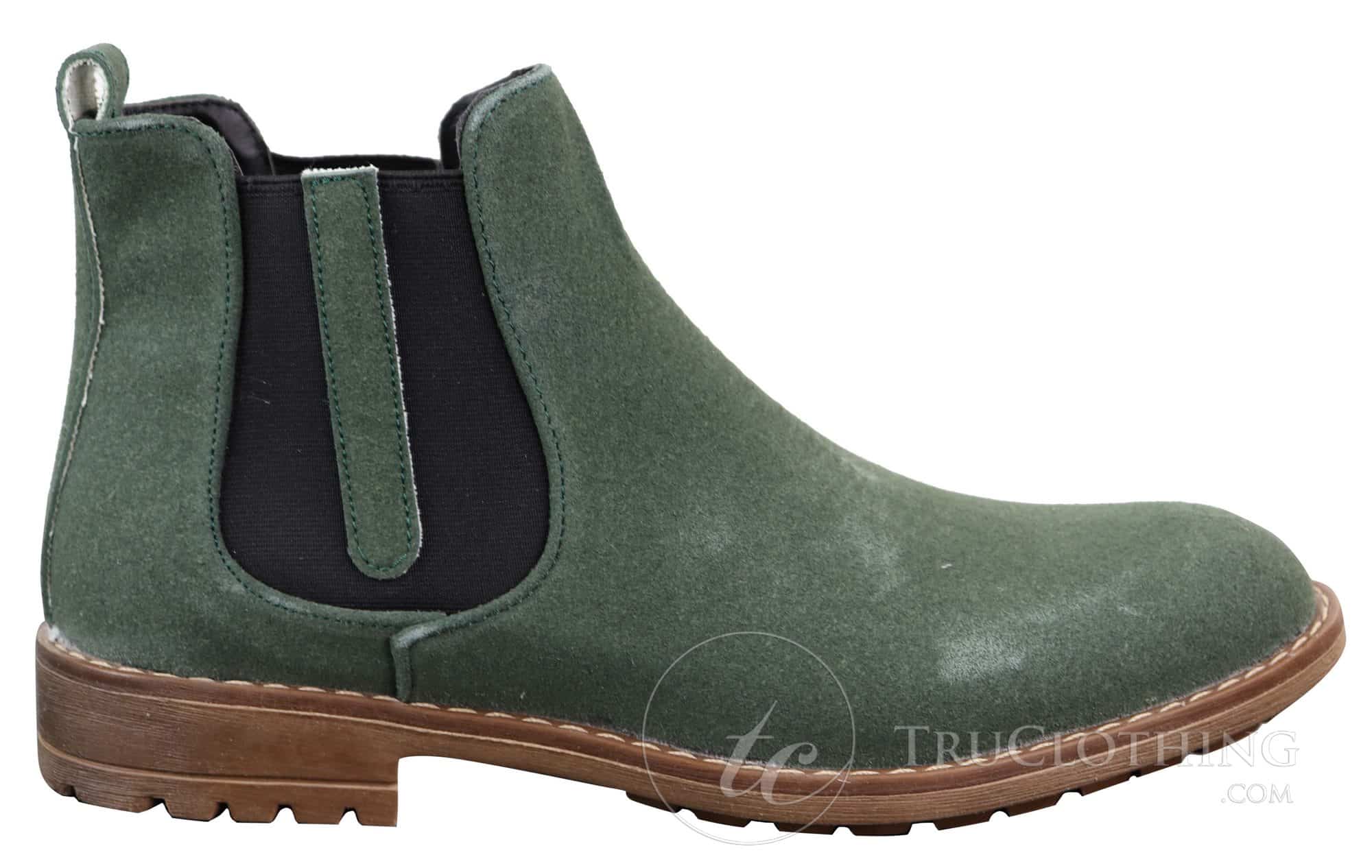 Botas de camurça sintética para homem