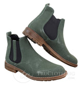 Botas de camurça sintética para homem