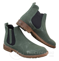 Botas de camurça sintética para homem