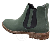 Botas de camurça sintética para homem