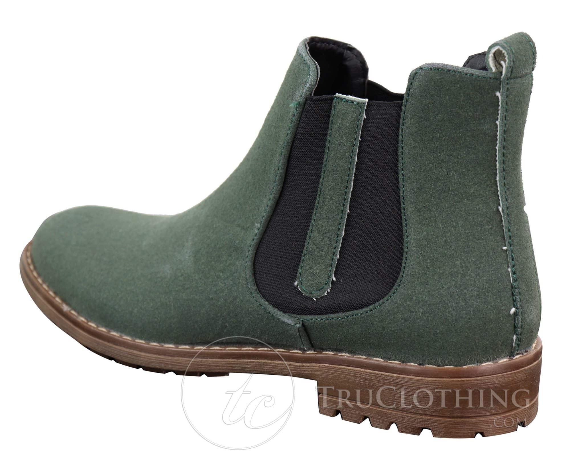 Botas de camurça sintética para homem