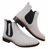 Botas de camurça sintética para homem
