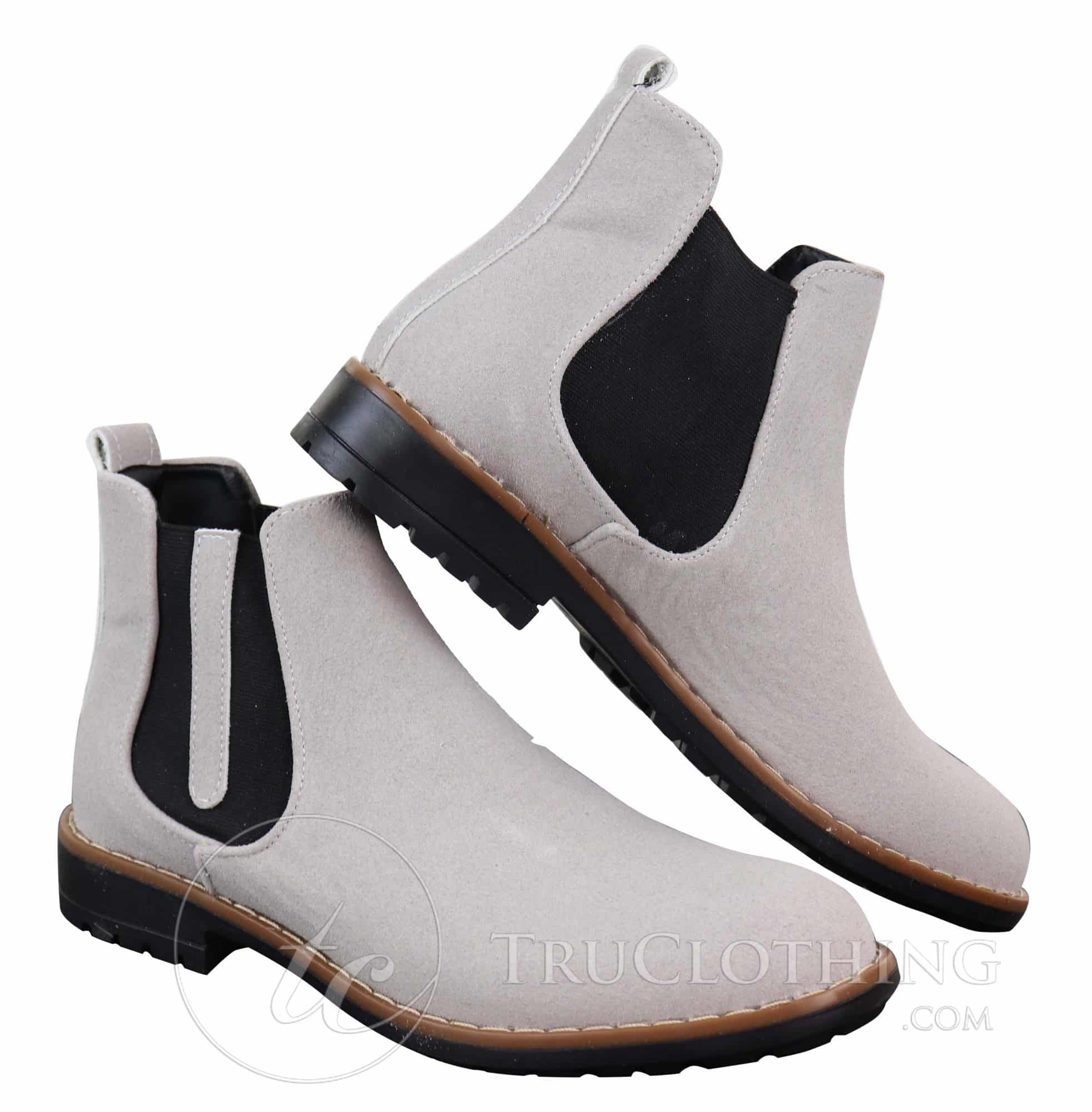 Botas de camurça sintética para homem